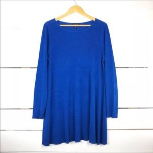 Eileen Fisher Cobalt Blue Tunic/Long Sweater